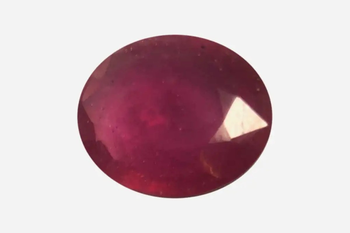 African Ruby Stone natural gemstone