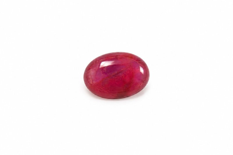 Ruby No. 2, natural ruby photographed in daylight