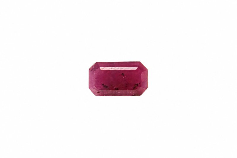 Ruby No. 3, natural ruby photographed in daylight