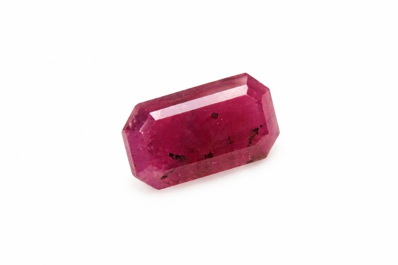Ruby No. 4, natural ruby photographed in daylight