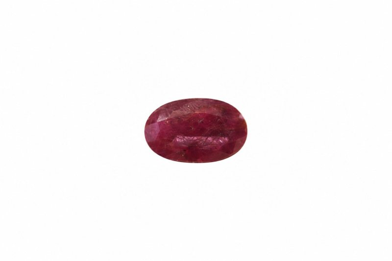 Ruby No. 5, natural ruby photographed in daylight