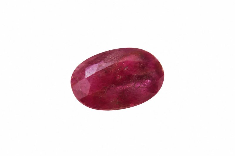 Ruby No. 6, natural ruby photographed in daylight