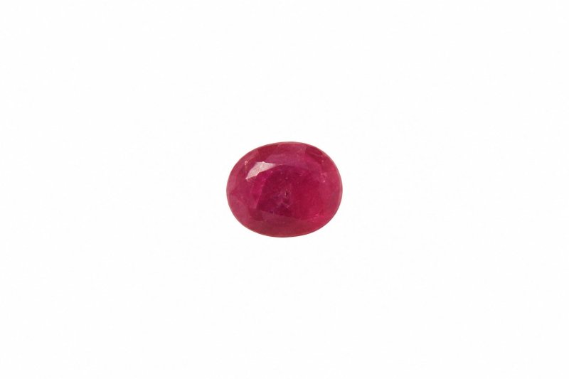 Ruby No. 9, natural ruby photographed in daylight