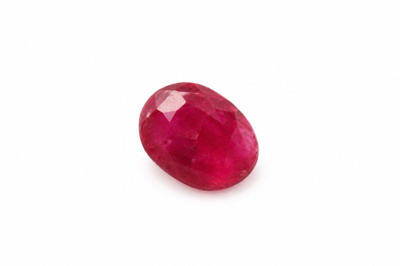 Ruby No. 13, natural ruby photographed in daylight